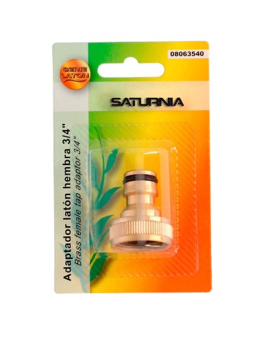 Adaptador Manguera Laton 3/4 hembra