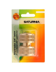 Reparador Laton Para Mangueras 3/4". Blister 1 pieza