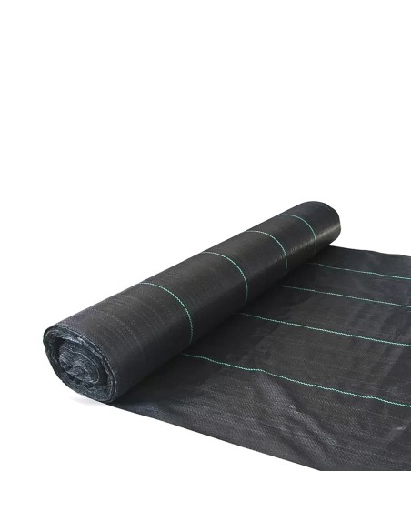 Malla Antihierbas (Rollo 1,55x100 Metros) Malla Anti Maleza, Malla Geotextil Jardin, Tela Anti Hierbas Jardin