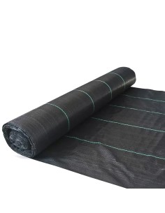 Malla Antihierbas (Rollo 2,1x100 Metros) Malla Anti Maleza, Malla Geotextil Jardin, Tela Anti Hierbas Jardin,