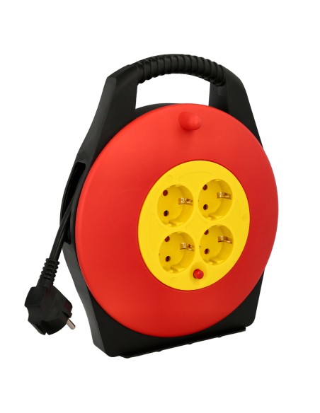 Extensible Domestico Wolfpack 10 Metros.Seccion 3 x 1.5 mm2. Alargadera Cable, Extensor Cable, Enrollacable