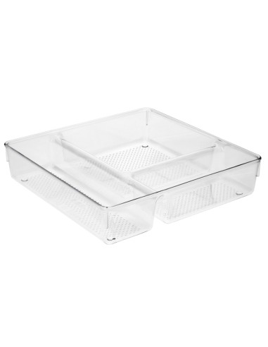 Organizador de Plastico Para Cajones "System Nº1" 23x23x5 cm.