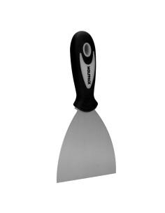 Espatula Acero Inoxidable Ancho 80 mm. Con Mango de Goma Ergonomico, Espatula Pintor, Espatula Masilla, Paletina, Paleta Rascar