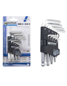 Juego Llaves Allen 9 Piezas Con Bola