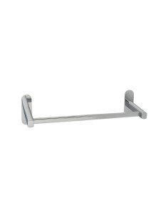 Toallero Barra 40 cm. Color Inox Con Efecto Espejo, Autoadhesivo Resistente, Porta Toallas, Toallero Adhesivo Pared/Mueble