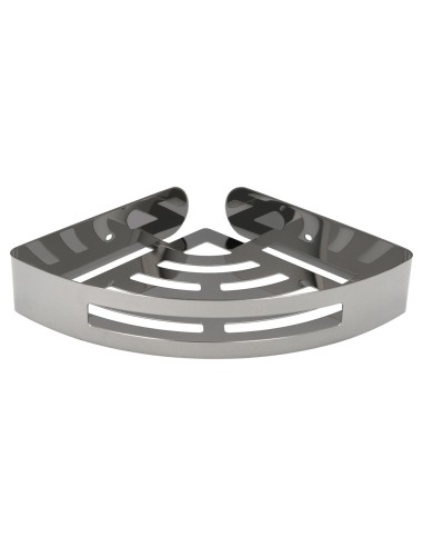 Cestillo Rincon Baño Autoadhesivo, Color Inox Con Efecto Espejo, Autoadhesivo Resistente o Con Tornillos