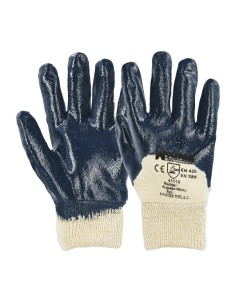 Guantes Nitrilo / Lona Pesados Nimax 10"