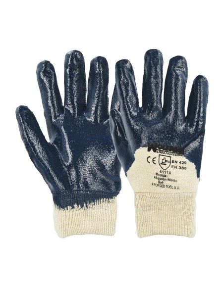 Guantes Nitrilo / Lona Pesados Nimax 10"