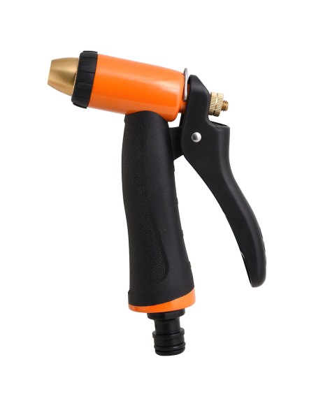 Pistola Riego Manguera Metal Soft-Touch Regulable