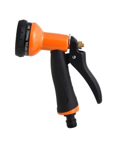 Pistola Riego Jardin Manguera Metal Soft-Touch 10 Posiciones