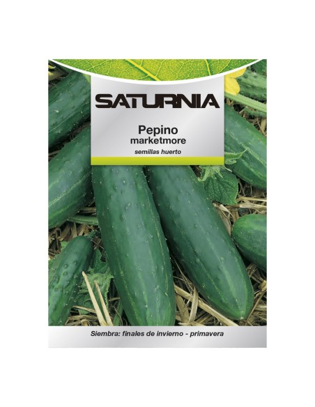 Semillas Pepino Marketmore (5 Gramos) Semillas Verduras, Horticultura, Horticola, Semillas Huerto.