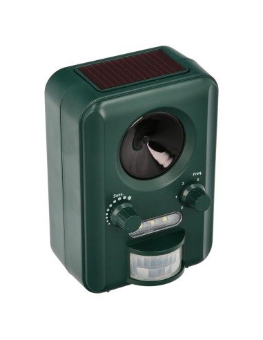 Ahuyentador Ultrasonidos Animales Funcionamiento Solar / Usb. Ahuyenta Roedores, Ratones, Gatos, Perros, Aves, Pajaros, Etc