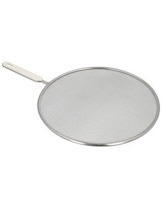Tapa Anti Salpicaduras Ø 28 cm. Malla Acero Inoxidable. Con mango, Pantalla Antisalpicaduras,Tapa Sarten,Tapa ollas,Tapa aceite