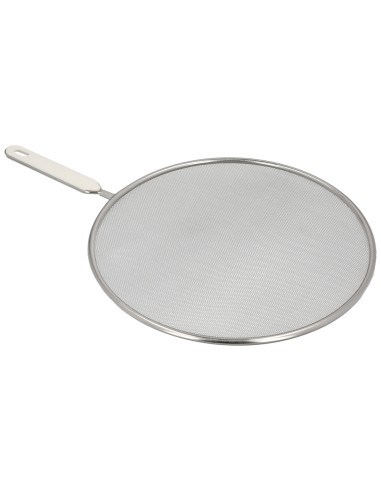 Tapa Anti Salpicaduras Ø 28 cm. Malla Acero Inoxidable. Con mango, Pantalla Antisalpicaduras,Tapa Sarten,Tapa ollas,Tapa aceite