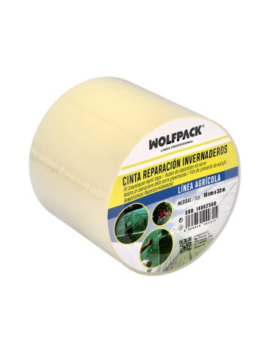 Cinta Para Reparacion Invernaderos 10 cm. x 33 metros. Cinta Adhesiva Reparacion Alta Resistencia