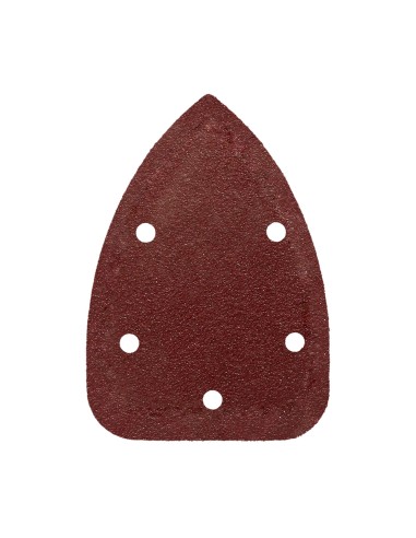 Lija Recambio Velcro Delta 140x100 mm. Con Agujeros Grano 80 (10 Piezas)