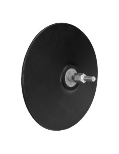 Plato Taladro Nylon Ø 125 mm. Con Espiga Ø 6 mm. Disco Plástico Para Bonete