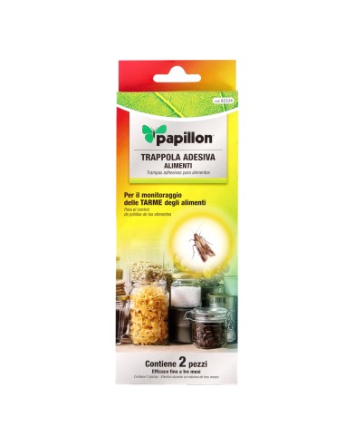 Trampa Polilla Alimentos Adhesiva (2 Unidades), Trampa Polilla Despensa, Trampa Polillas Cocina, Trampa Polillas Alimentarias