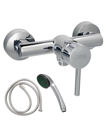 Monomando Ducha "Dresde" Mezclador Central Grifo Baño, Grifo Encimera, Grifo Cocina, Grifo Mezclador. Cartucho Ceramico Ø 35 mm.