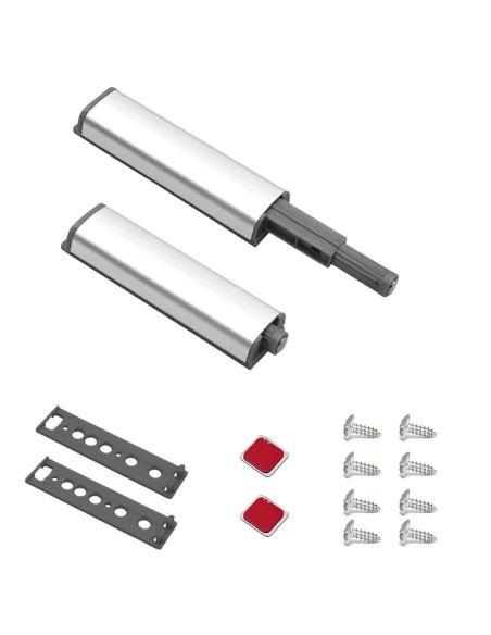 Cierre Iman Para Puerta Armario Presion Magnetica. Pack 2 Piezas Cierre Puerta, Cierre Cajon, Cierre Mueble, Cierre Amortiguador