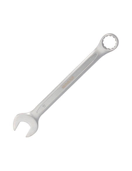 Llave Combinada Plus 11x11 Acero Cromo Vanadio DIN 3113. Llave Doble Boca, Llave Fija, Llave Estrella