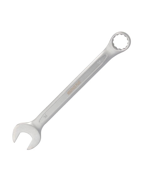 Llave Combinada Plus 16x16 Acero Cromo Vanadio DIN 3113. Llave Doble Boca, Llave Fija, Llave Estrella