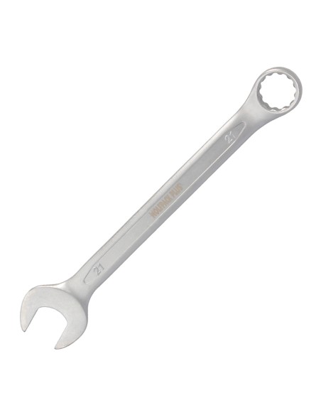 Llave Combinada Plus 21x21 Acero Cromo Vanadio DIN 3113. Llave Doble Boca, Llave Fija, Llave Estrella