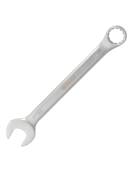 Llave Combinada Plus 24x24 Acero Cromo Vanadio DIN 3113. Llave Doble Boca, Llave Fija, Llave Estrella