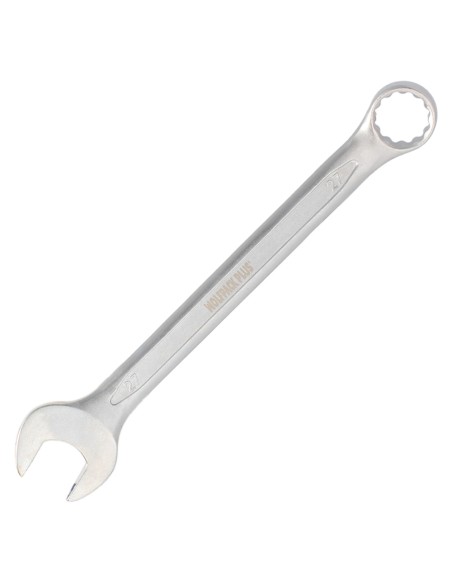 Llave Combinada Plus 27x27 Acero Cromo Vanadio DIN 3113. Llave Doble Boca, Llave Fija, Llave Estrella