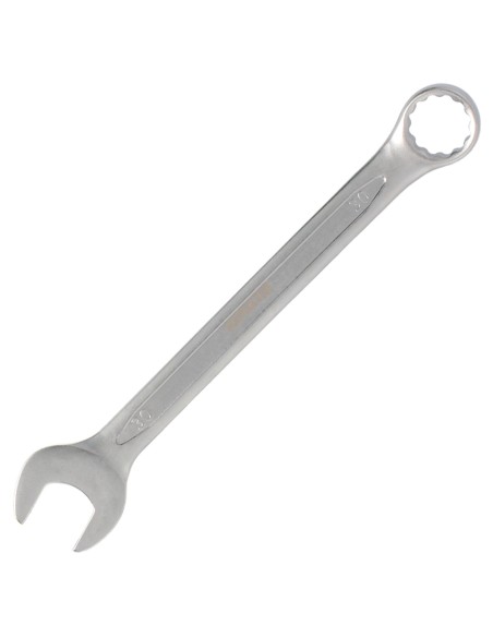 Llave Combinada Plus 30x30 Acero Cromo Vanadio DIN 3113. Llave Doble Boca, Llave Fija, Llave Estrella