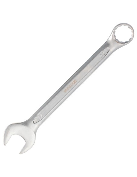 Llave Combinada Plus 32x32 Acero Cromo Vanadio DIN 3113. Llave Doble Boca, Llave Fija, Llave Estrella