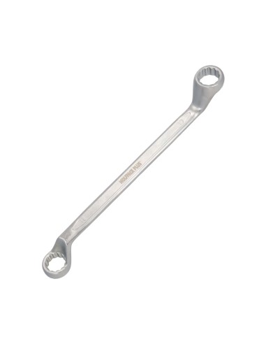 Llave Estrella Acodada Plus Acero Cromo Vanadio 18x19 DIN 838. Llave Doble Boca Acodada, Llave Fija Estrella Acodada