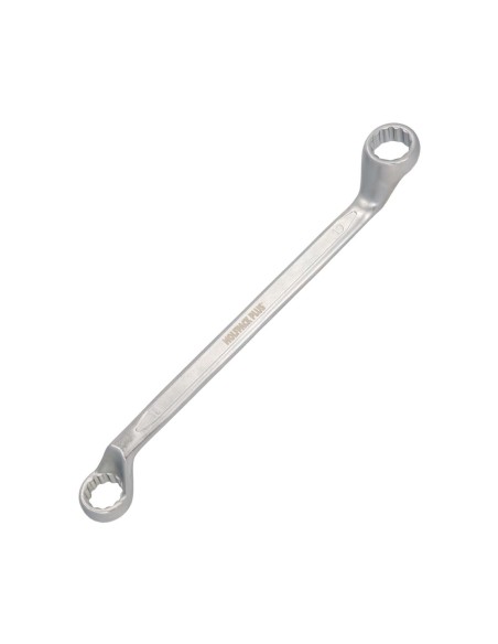 Llave Estrella Acodada Plus Acero Cromo Vanadio 18x19 DIN 838. Llave Doble Boca Acodada, Llave Fija Estrella Acodada