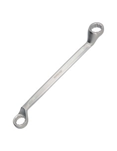 Llave Estrella Acodada Plus Acero Cromo Vanadio 24x26 DIN 838. Llave Doble Boca Acodada, Llave Fija Estrella Acodada