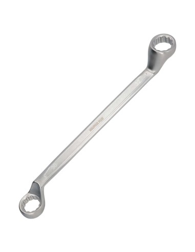 Llave Estrella Acodada Plus Acero Cromo Vanadio 30x32 DIN 838. Llave Doble Boca Acodada, Llave Fija Estrella Acodada