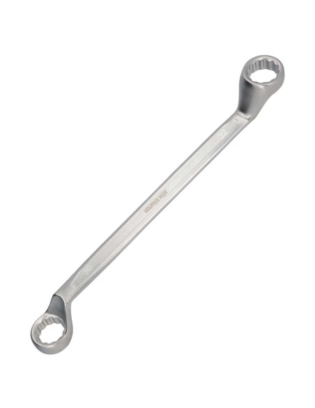 Llave Estrella Acodada Plus Acero Cromo Vanadio 30x32 DIN 838. Llave Doble Boca Acodada, Llave Fija Estrella Acodada