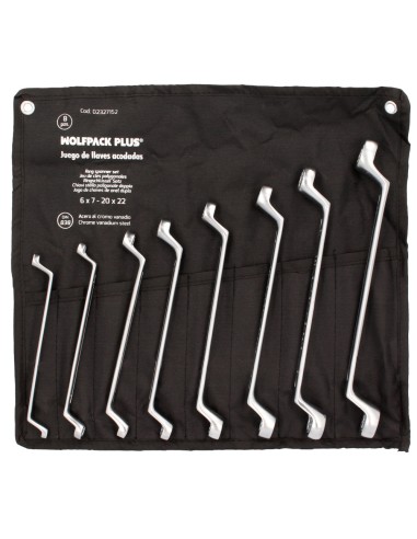 Juego Llaves Acodadas Wolfpack Plus 8 Piezas