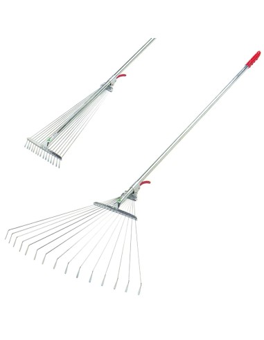 Rastrillo Jardin Regulable Papillon Con Mango