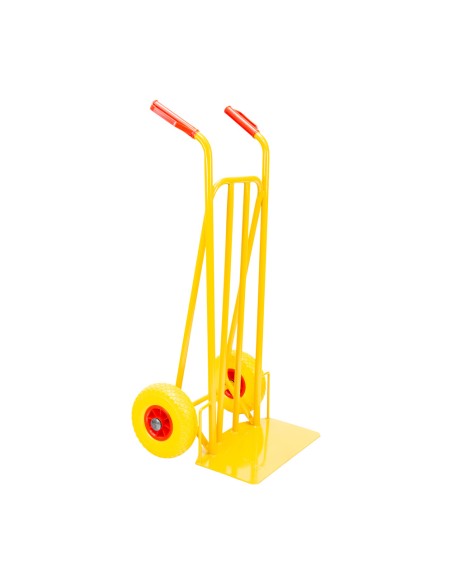 Carretilla Almacen / Sacos Rueda Maciza Llanta De Plástico