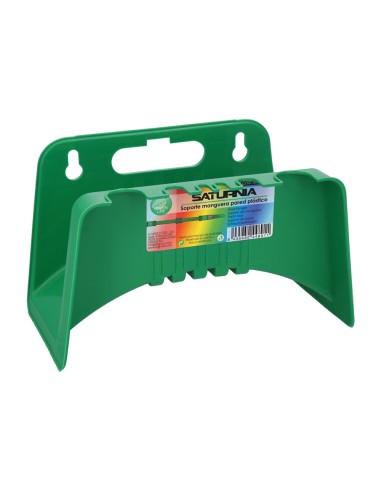 Soporte Para Mangueras De Jardín. Fijación a la Pared. Realizado en Plastico
