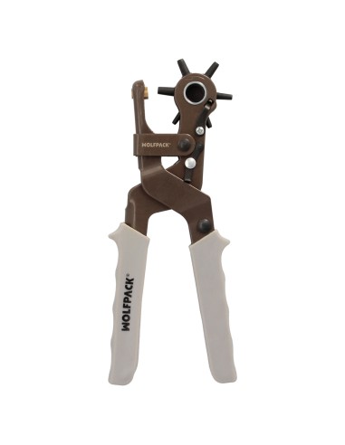 Sacabocados Estrella Industrial 225 mm. Agujeros de Ø 2,0 a 4.5 mm. Alicates Agujeros, Perforador Cuero, Alicates Cinturones,