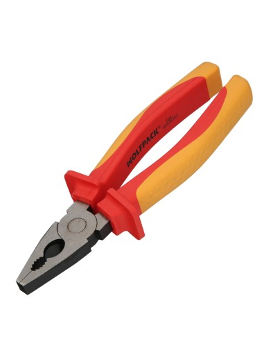 Alicates Universales 200 mm. Mangos Aislados Acero Cromo Vanadio Pelacables, Corta Cables, Pelador Cables