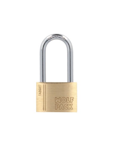 Candado Laton Arco Largo 40 mm. Arco Endurecido. Candado Maletas, Candado Taquillas, Candado Puertas