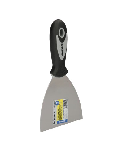 Espatula Mango Gummy Grip Hoja 100 mm. Espatula Yeso, Espatula Pintor, Espatula Masillas, Espatula Pladur, etc.