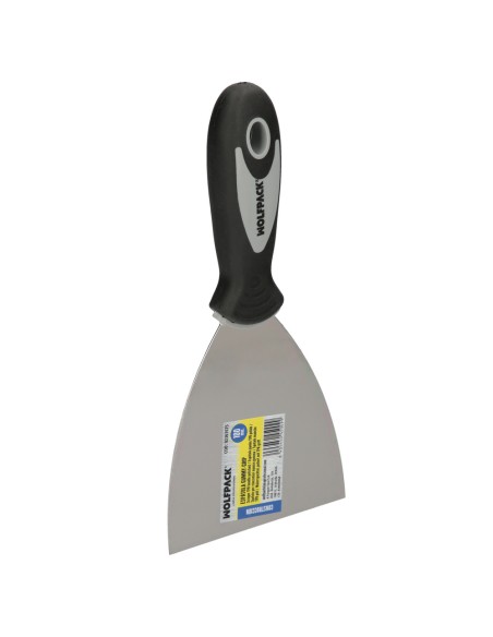 Espatula Mango Gummy Grip Hoja 100 mm. Espatula Yeso, Espatula Pintor, Espatula Masillas, Espatula Pladur, etc.