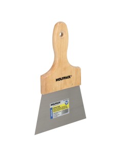 Espatula Techos Mango Madera Hoja Acero 90 x 140 mm. Espatula Yeso, Espatula Pintor, Espatula Masillas, Espatula Pladur, etc.