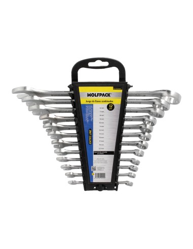 Juego Llaves Combinadas Wolfpack 12 Piezas