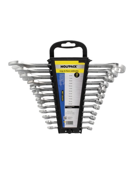 Juego Llaves Combinadas Wolfpack 12 Piezas