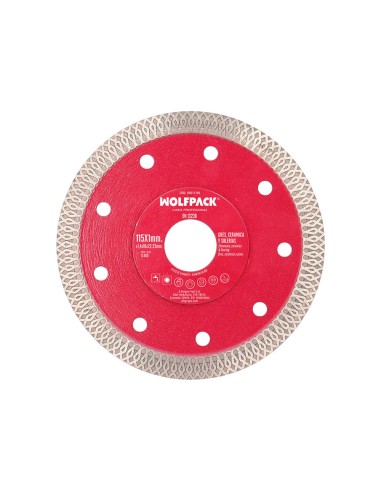 Disco Diamante Ø 115 mm. Porcelanicos, Gres, Ceramica, Solerias. Segmento Diamantado 10 mm.