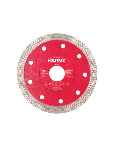 Disco Diamante Ø 115 mm. Porcelanicos, Gres, Ceramica, Solerias. Segmento Diamantado 10 mm.